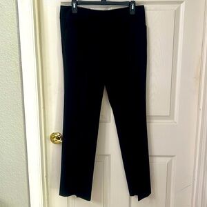 NWOT ANN TAYLOR BLACK BELOW WAIST STRAIGHT LEG PANTS 8P